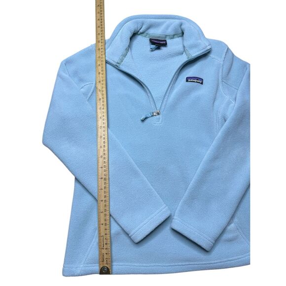 Patagonia Synchilla Fleece 1/4 Zip Pullover Women’s S Light Blue Outdoors Zip Up - Picture 4 of 9